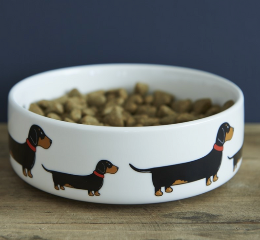Sweet William Dachshund Dog Bowl image 0