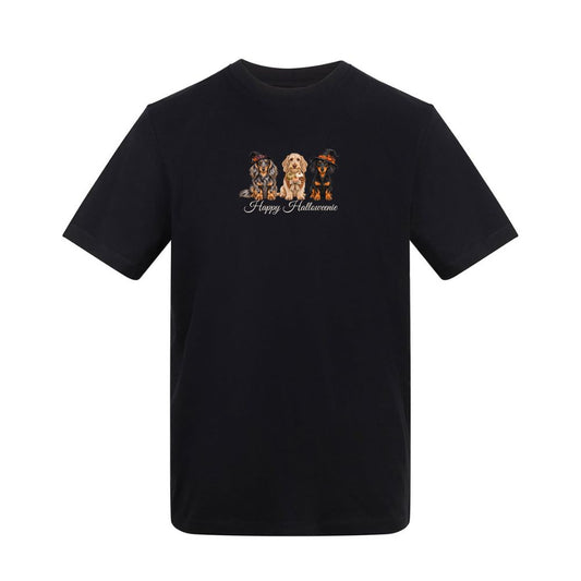 🎃 Black Dachshund Halloween T-Shirt – 4 Designs | S–5XL 🐾