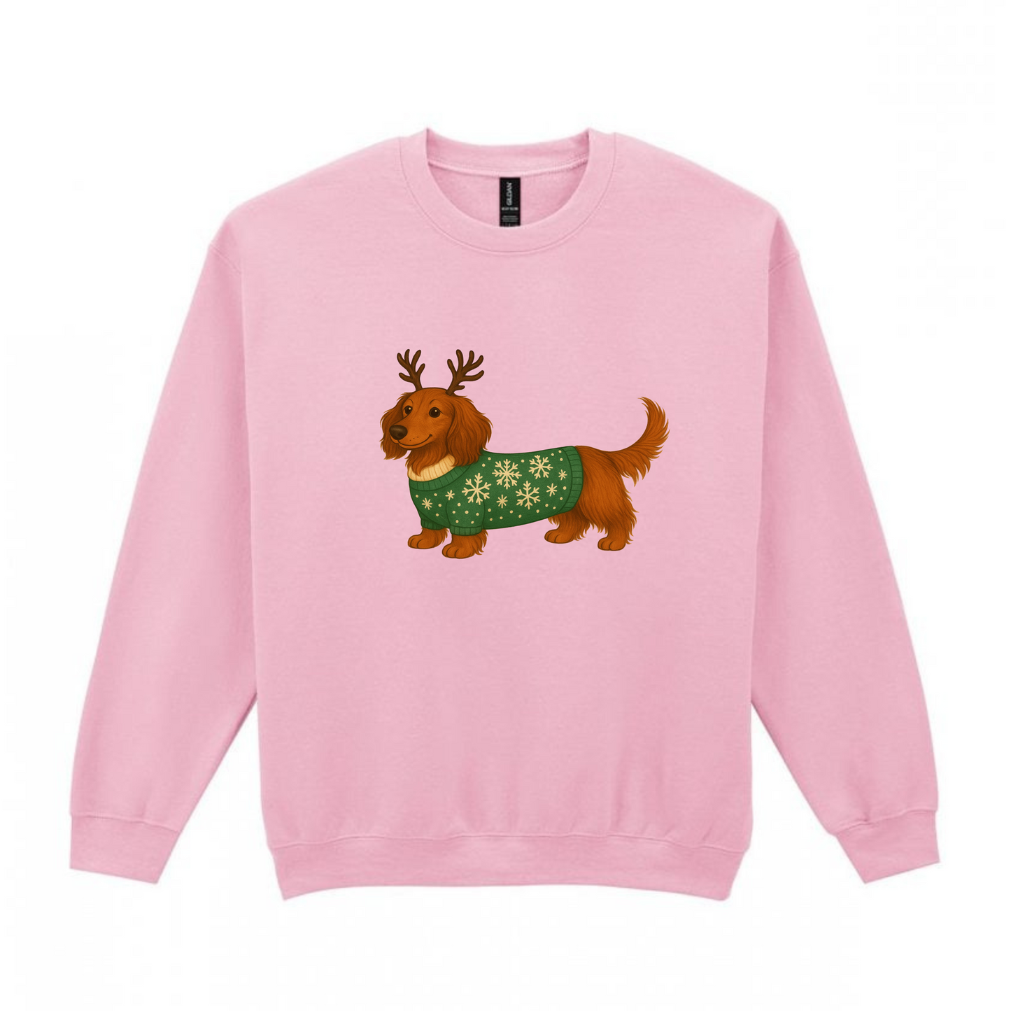 Christmas Red Long Hair Dachshunds Sweaters - Available in 8 Colours (Dispatch after 26th Nov)