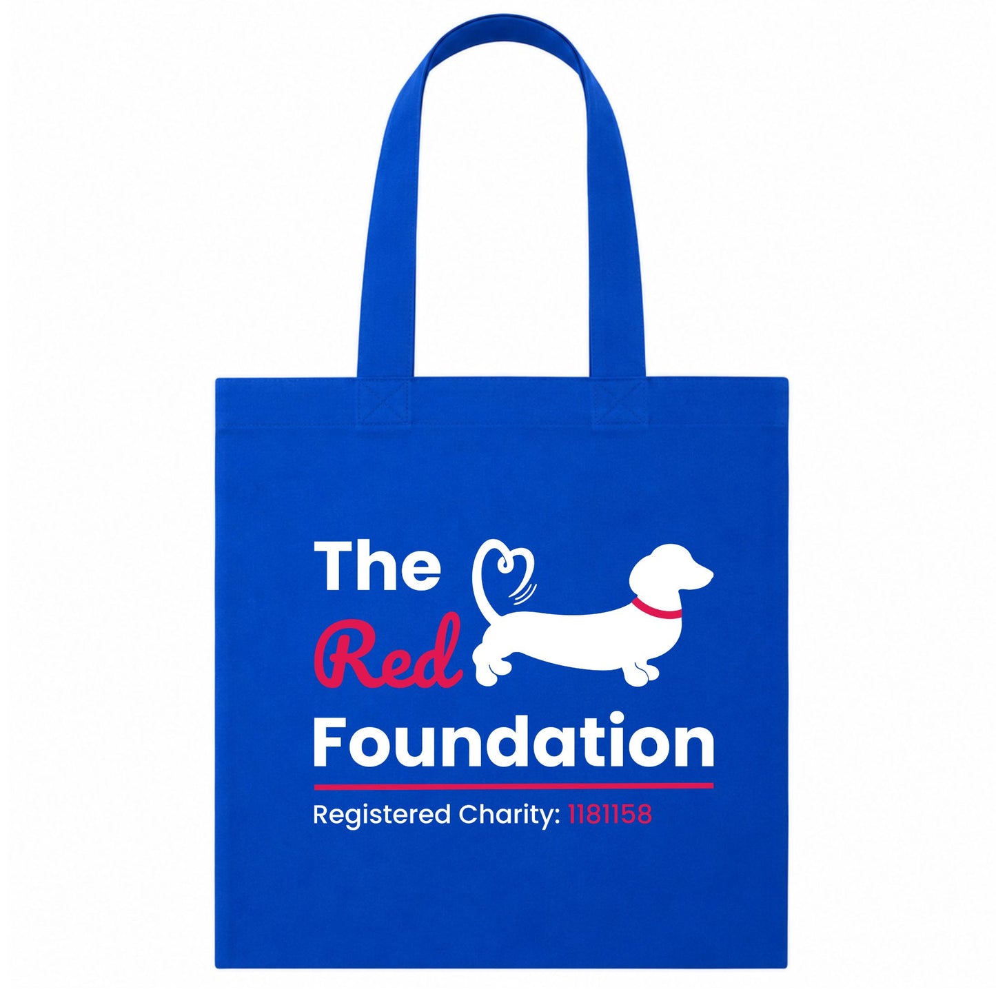The Red Foundation Logo Tote Bag | Choose Your Colour & Design ❤️🐾🛍️