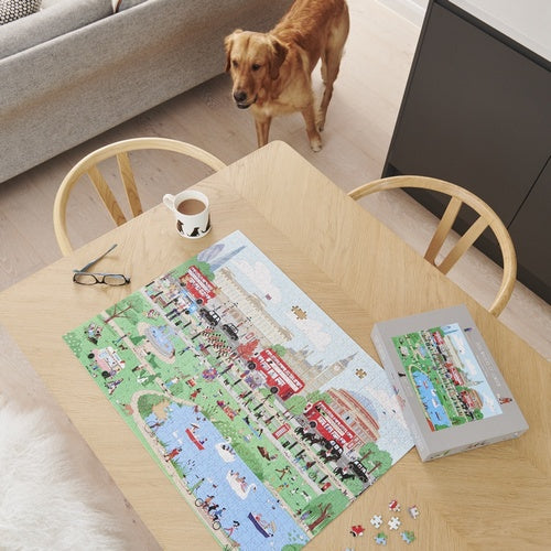 Sweet William Dog Walkers of London 1000 Piece Puzzle image 0