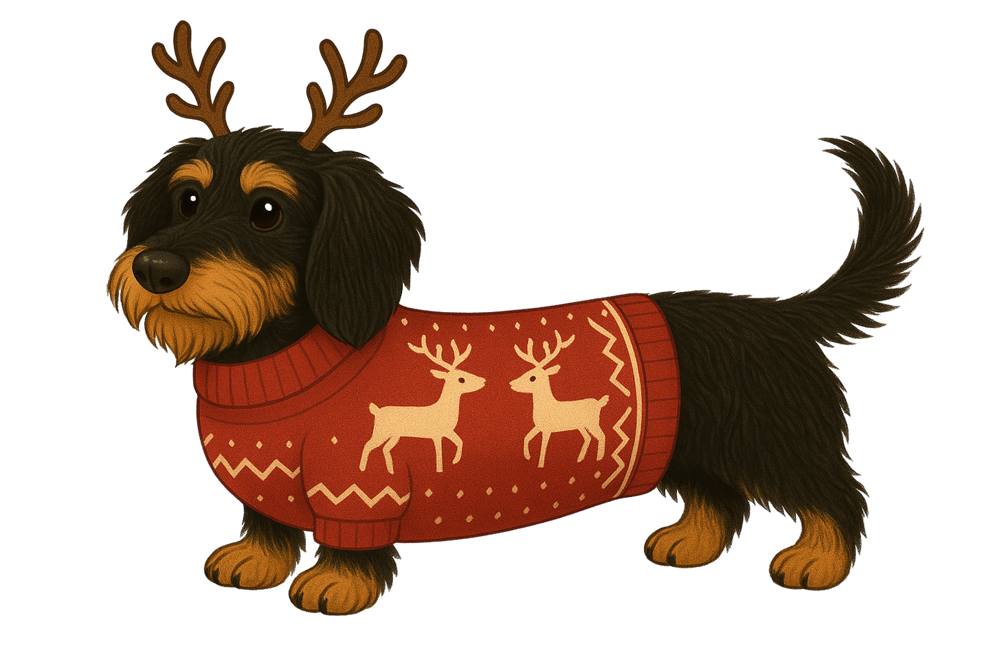 Pre Filled Personalised Sausage Dog Christmas Stocking - Choose from 21 Designs (Dispatch after 26th Nov)