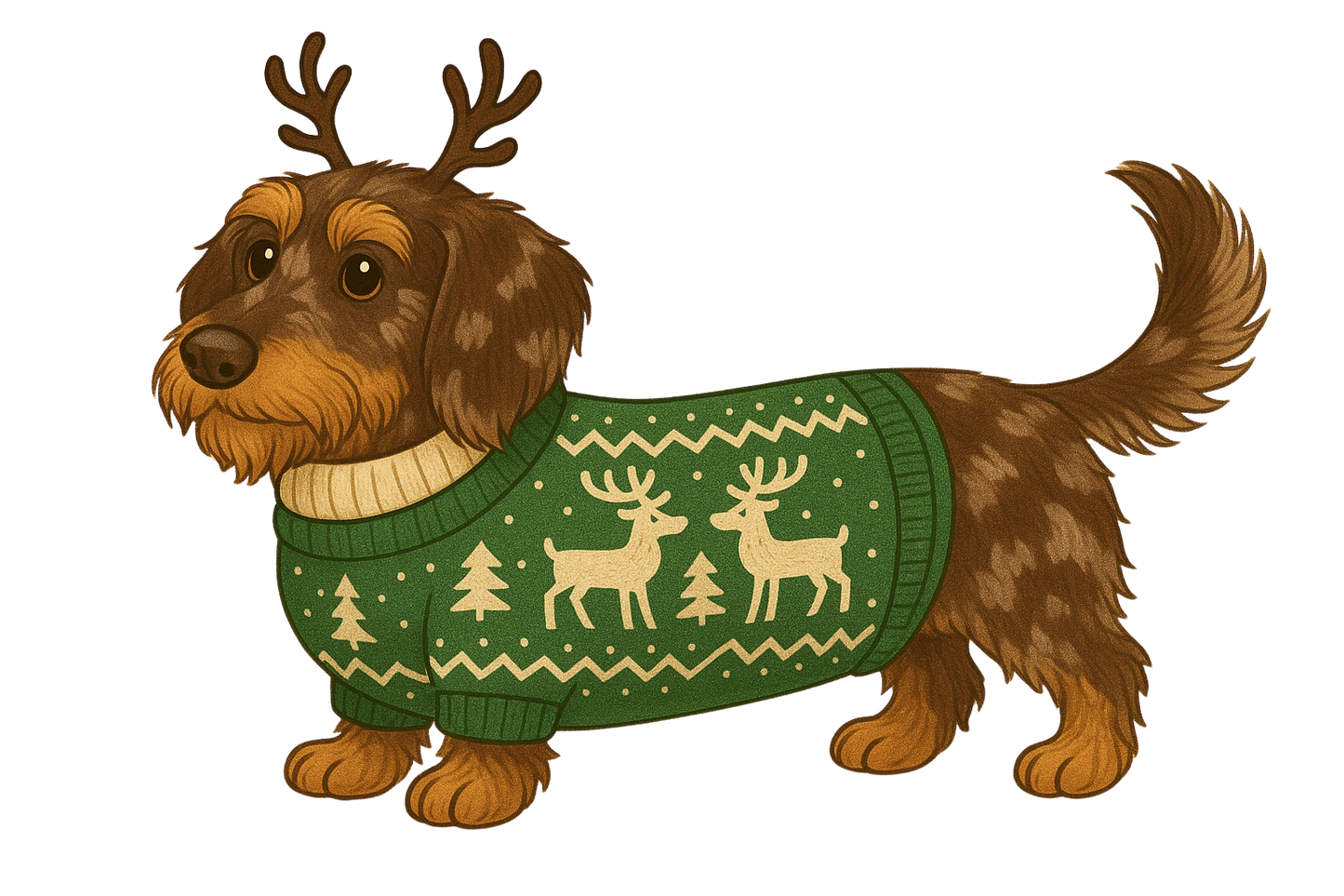 Pre Filled Personalised Sausage Dog Christmas Stocking - Choose from 21 Designs (Dispatch after 26th Nov)