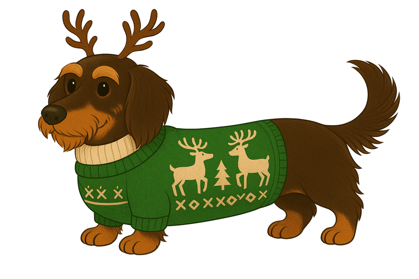 Pre Filled Personalised Sausage Dog Christmas Stocking - Choose from 21 Designs (Dispatch after 26th Nov)
