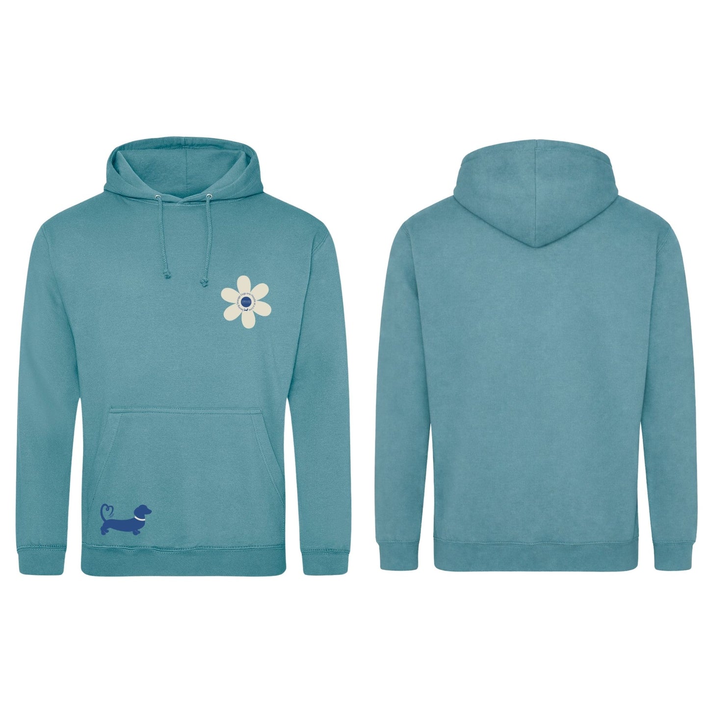 Spring Fling Edition Seafoam Unisex Hoodie - Blue/Cream - Choose Your Design