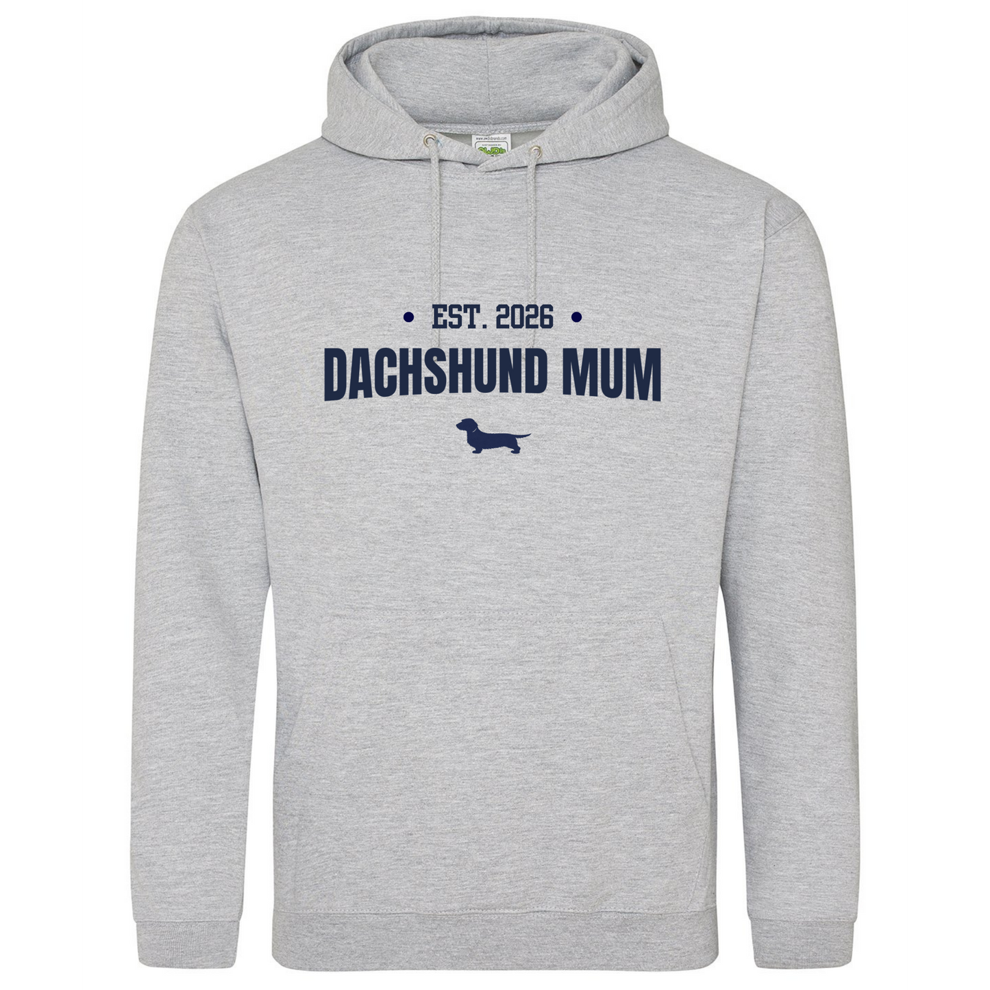 Dachshund Mum Personalised Year Hoodie - Wire Hair - 5 Colours - Unisex