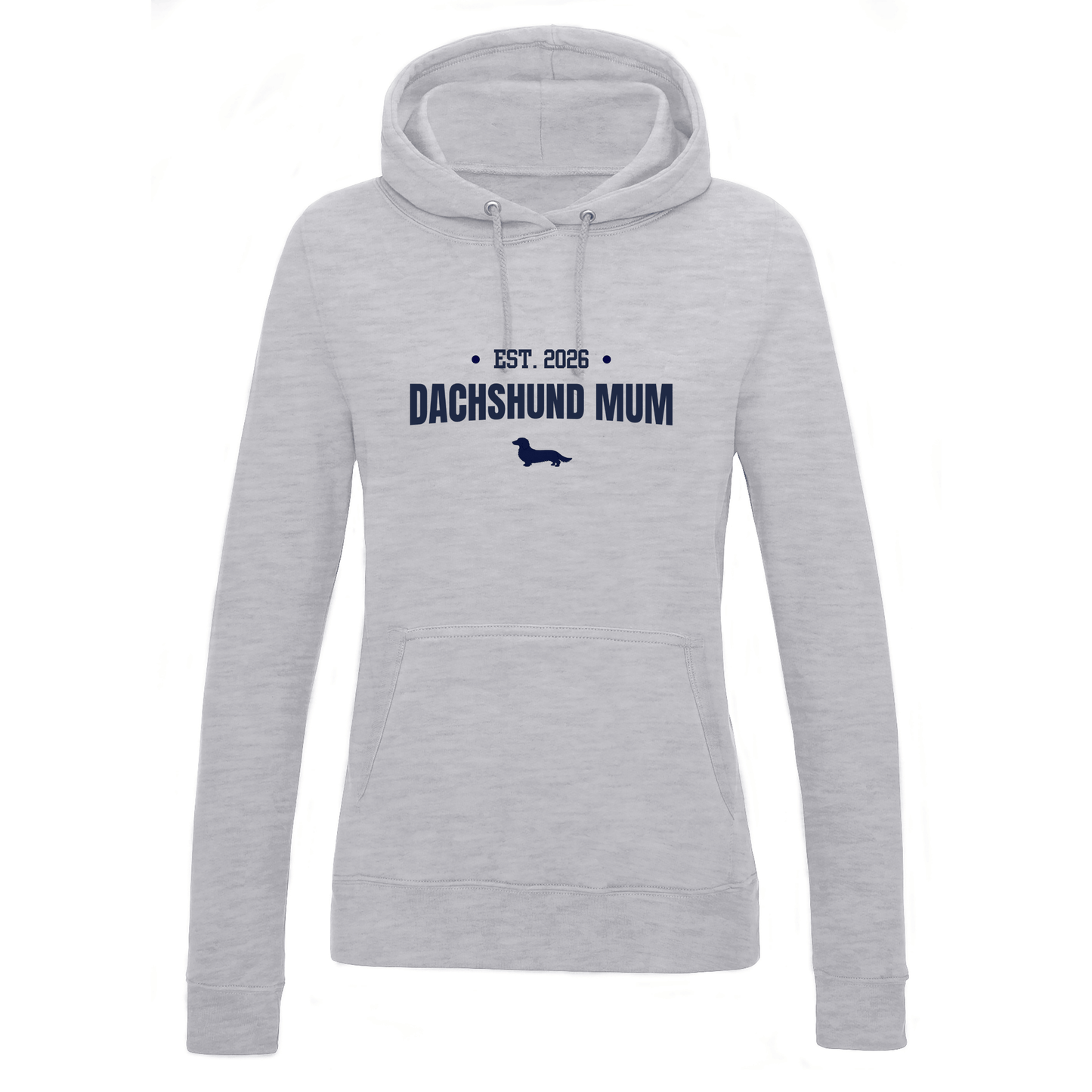 Dachshund Mum Personalised Year Hoodie - Long Hair - 5 Colours - Women's Fit