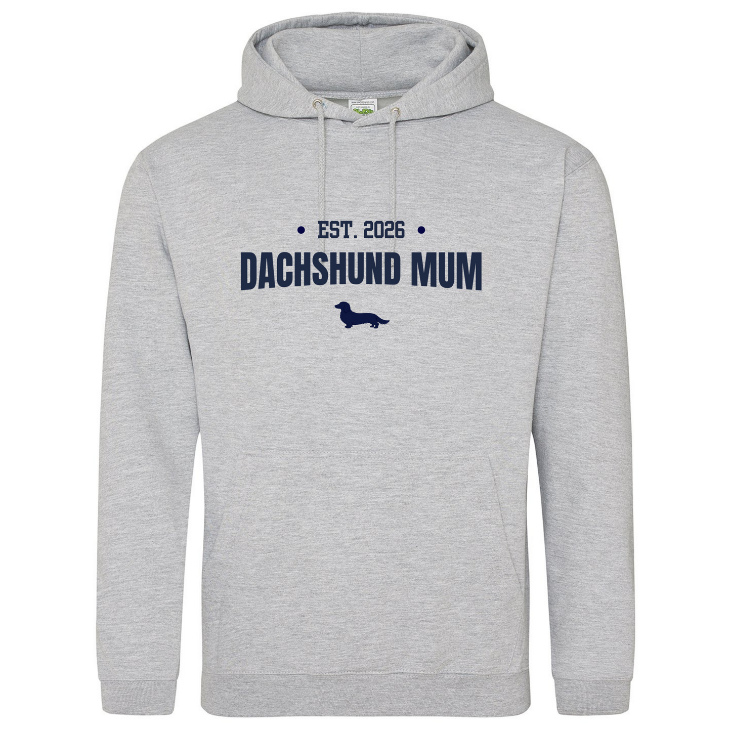 Dachshund Mum Personalised Year Hoodie - Long Hair - 5 Colours - Unisex
