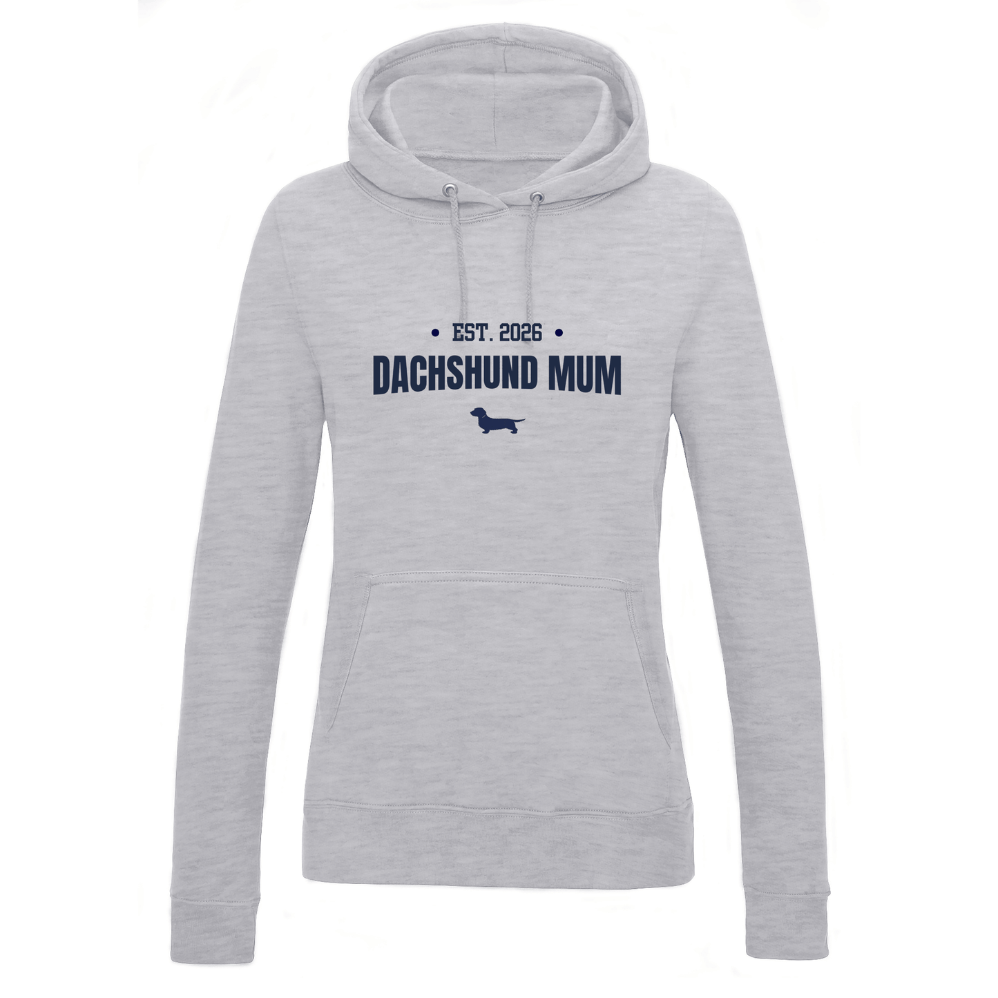 Dachshund Mum Personalised Year Hoodie - Wire Hair - 5 Colours - Women's Fit