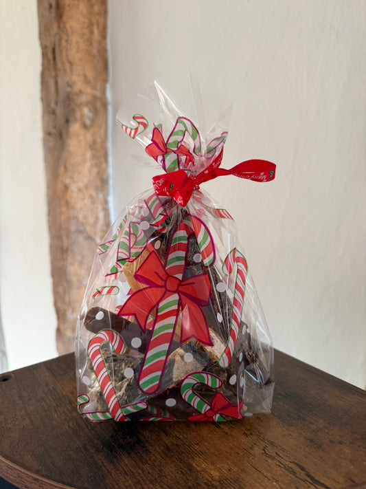 Limited Edition Christmas Large Treat Bag - Natural Healthy Dog Treats Selection