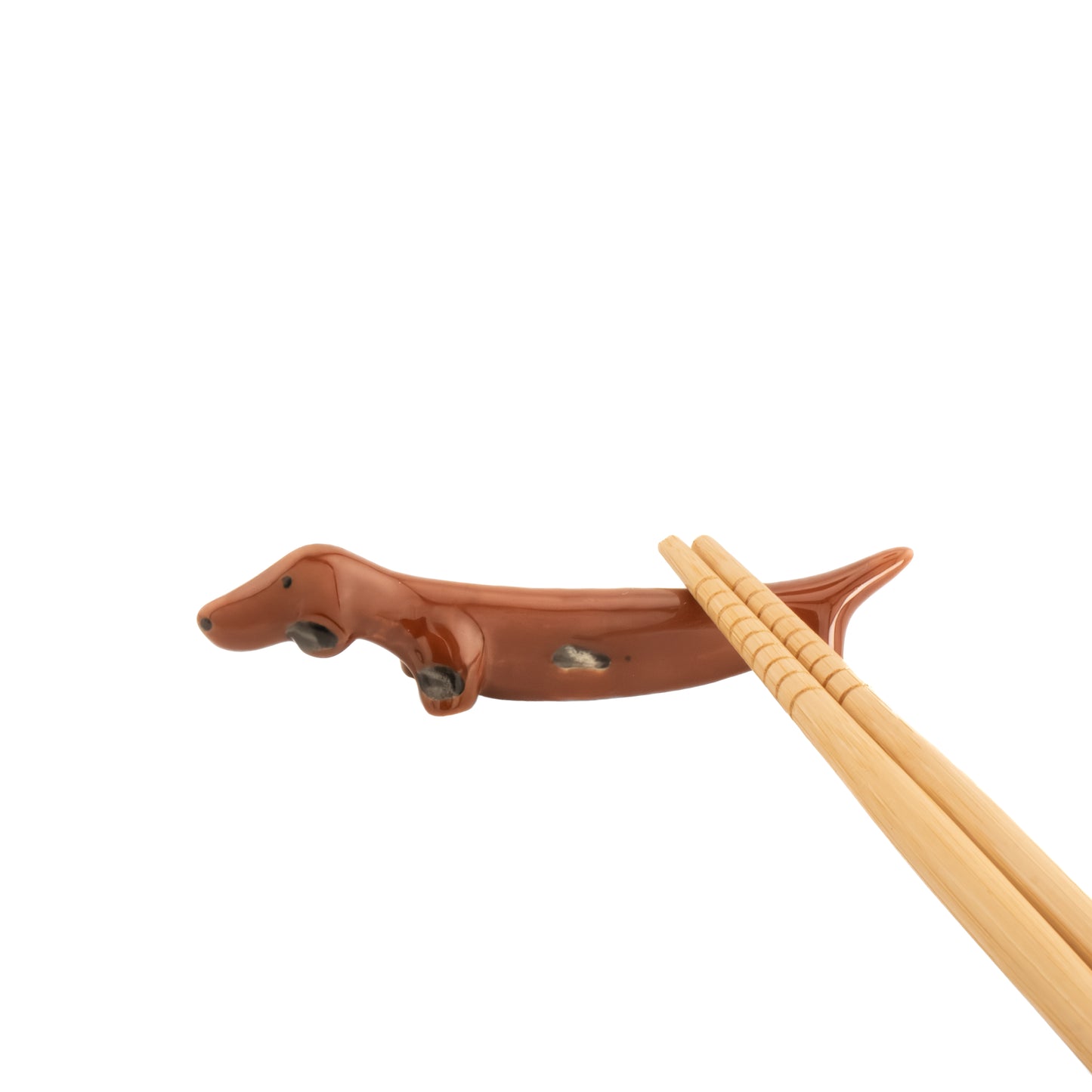 Sausage Dog Chopstick Rests | Set of 2 Porcelain Dachshunds
