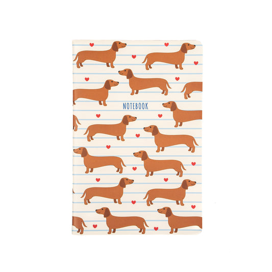 🐾 Sausage Dog A5 Notebook