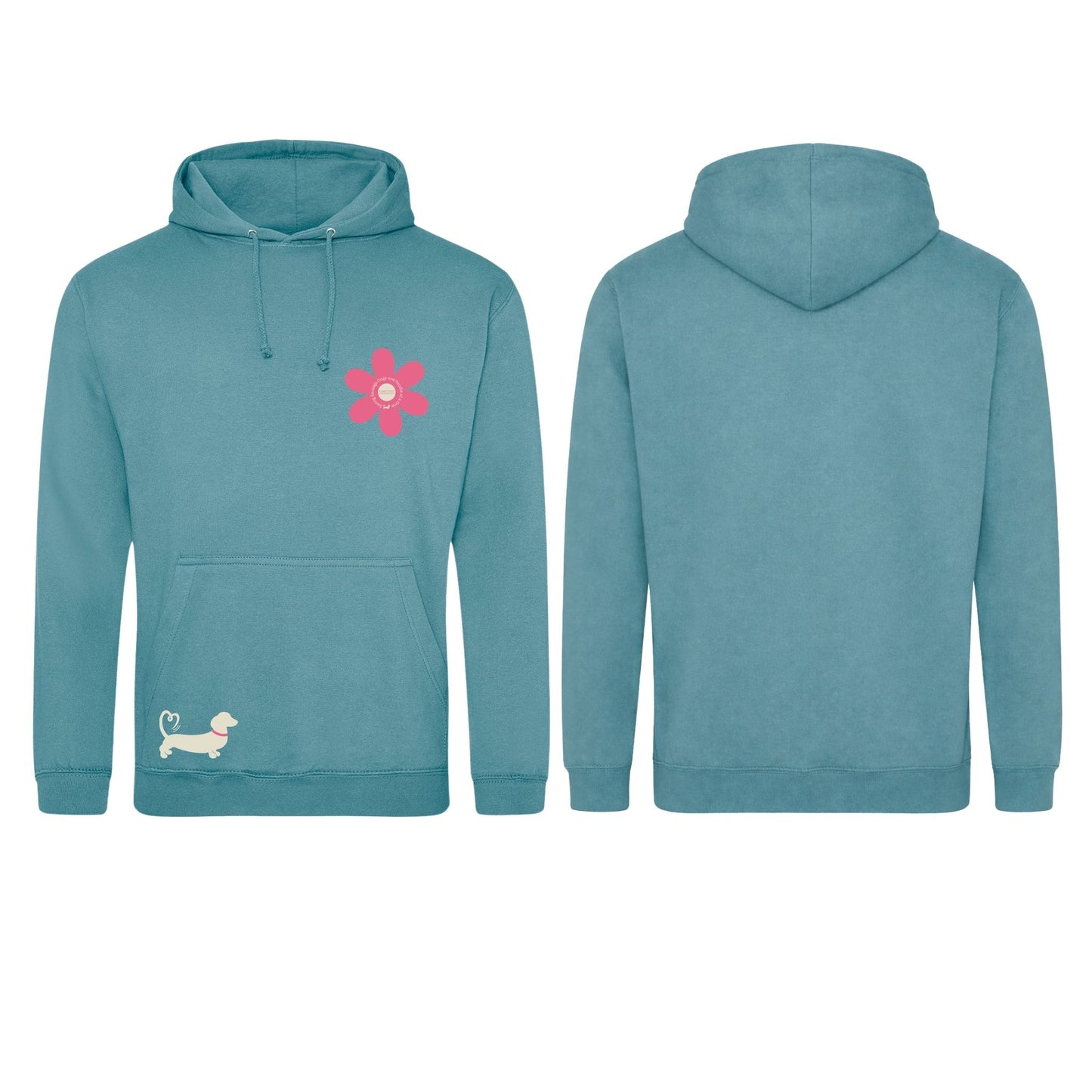 Spring Fling Edition Seafoam Unisex Hoodie - Pink/Cream - Choose Your Design