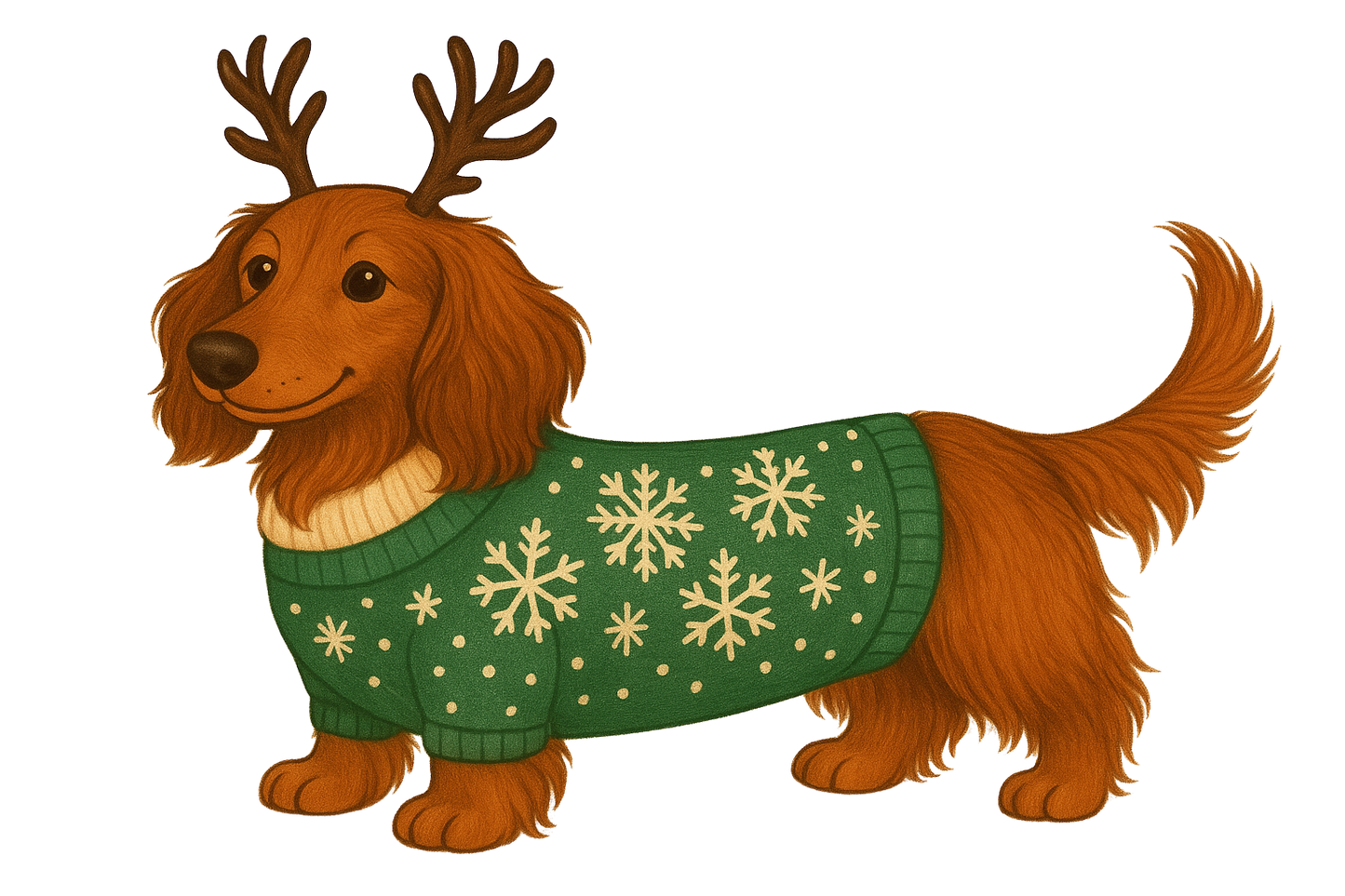 Pre Filled Personalised Sausage Dog Christmas Stocking - Choose from 21 Designs (Dispatch after 26th Nov)