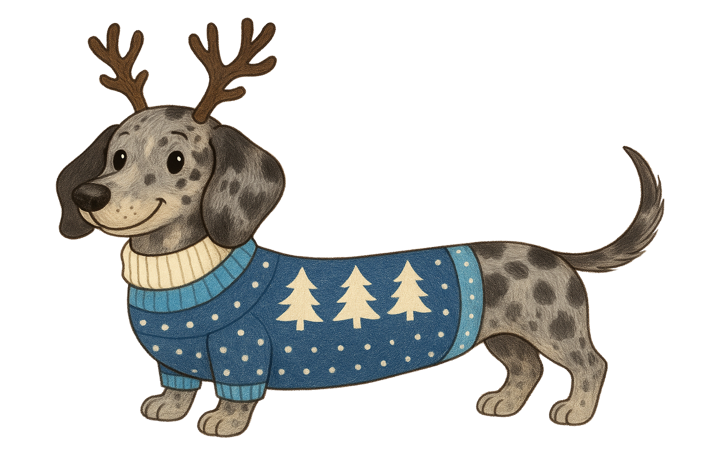 Pre Filled Personalised Sausage Dog Christmas Stocking - Choose from 21 Designs (Dispatch after 26th Nov)