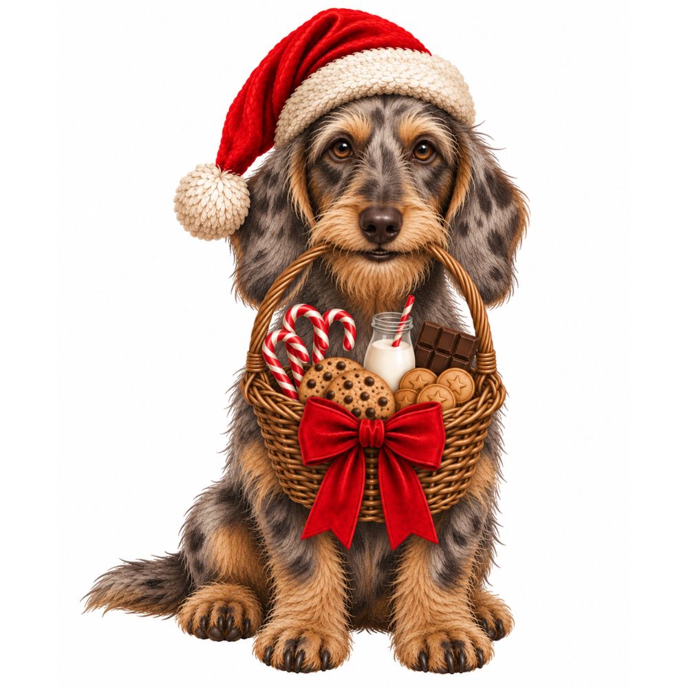 2026 Personalised Sausage Dog Christmas Stocking - Choice of Coats & Colours