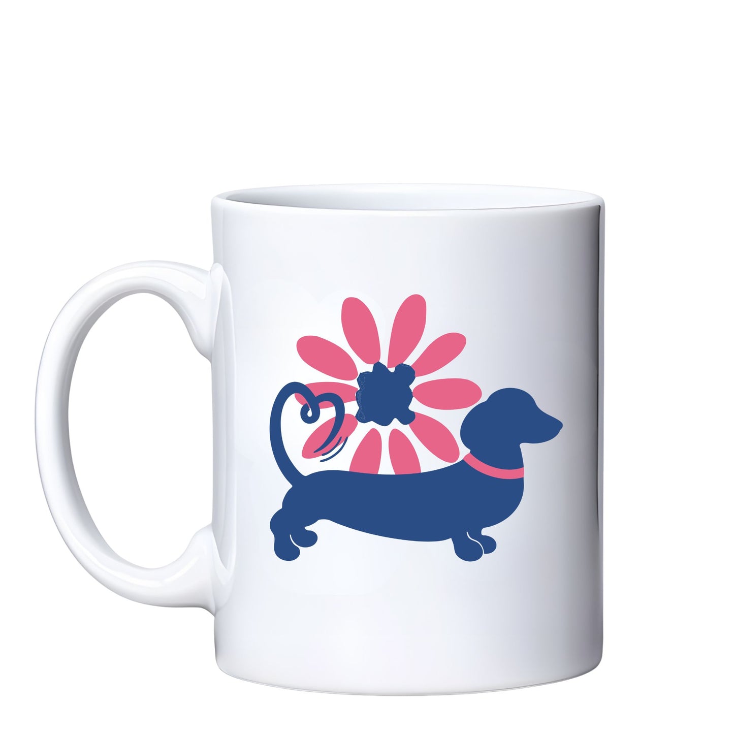 Spring/Summer '26 Edit | 11oz White Dachshund Mug – Choose Your Design ☕🐾🌸