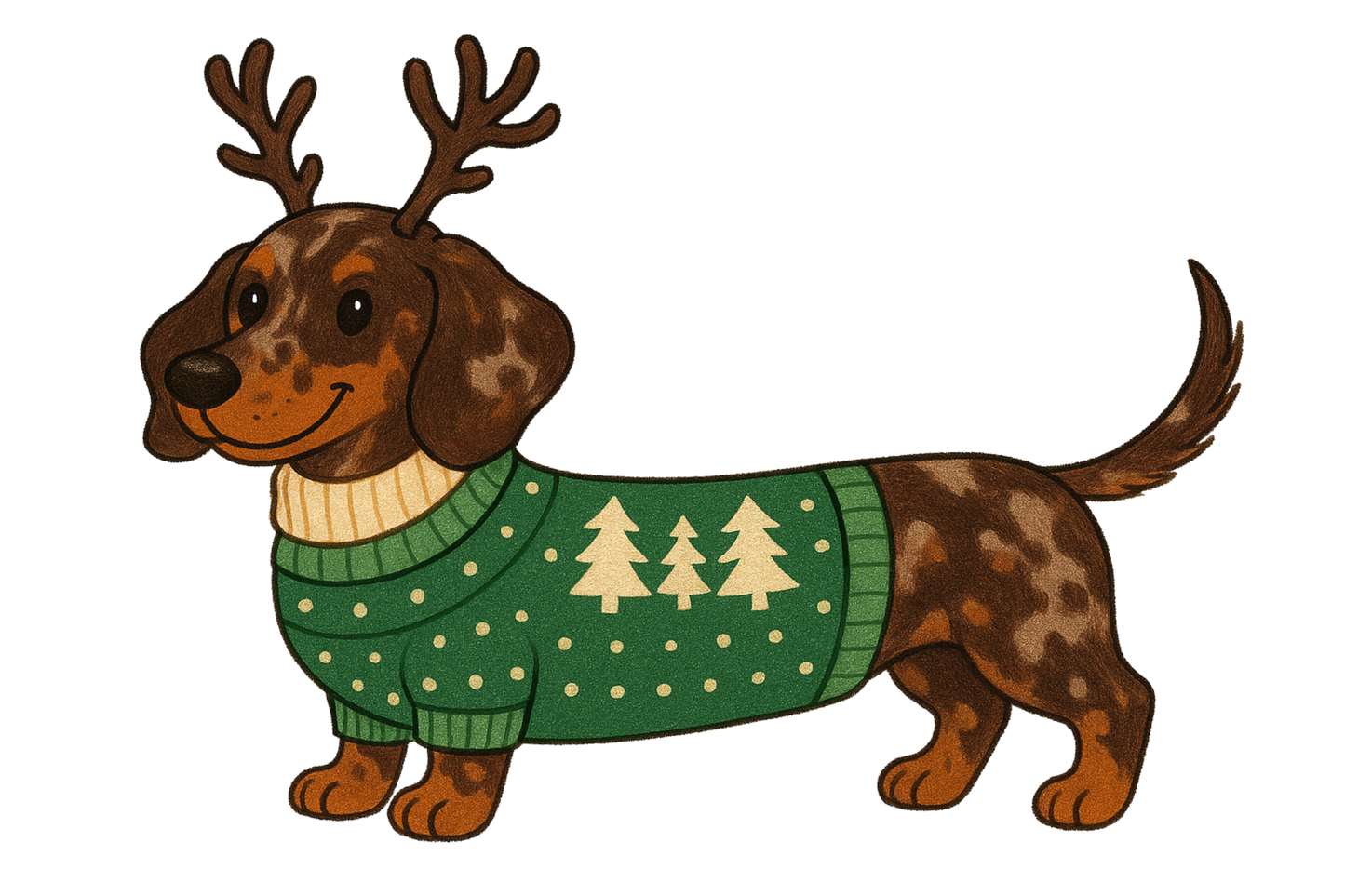 Pre Filled Personalised Sausage Dog Christmas Stocking - Choose from 21 Designs (Dispatch after 26th Nov)