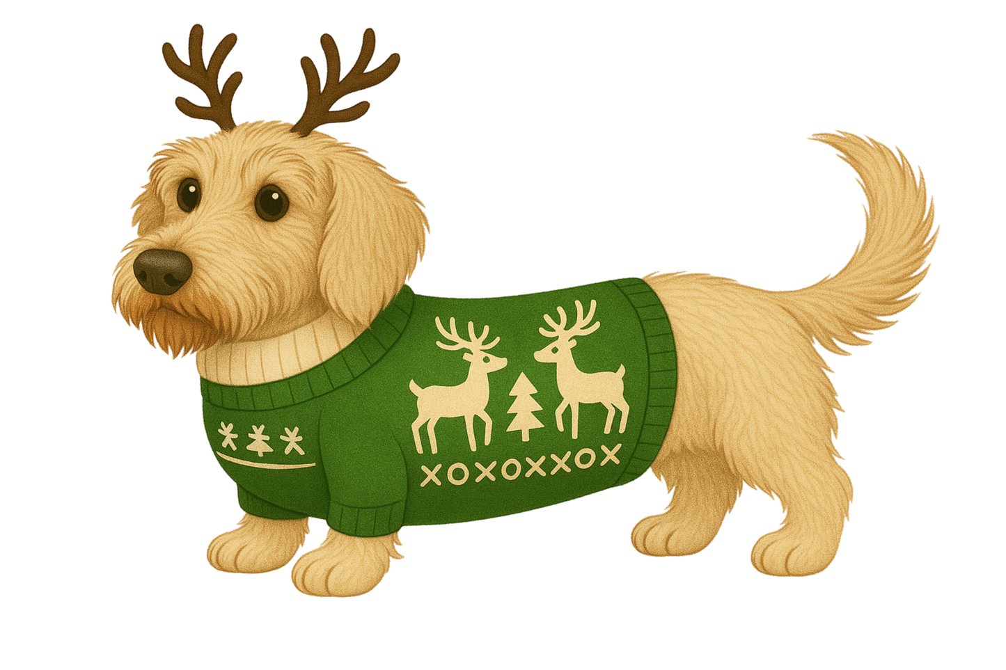 Pre Filled Personalised Sausage Dog Christmas Stocking - Choose from 21 Designs (Dispatch after 26th Nov)