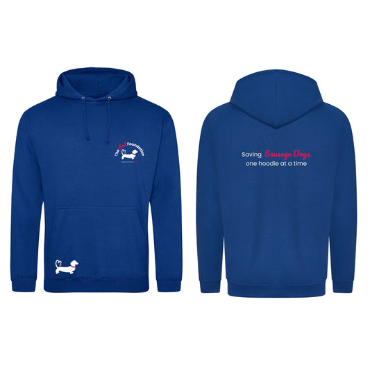The Red Foundation Logo Hoodie Bright Royal Blue - Choose your design