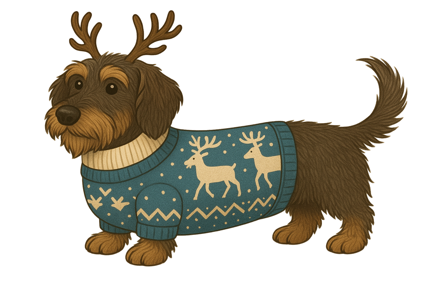 Pre Filled Personalised Sausage Dog Christmas Stocking - Choose from 21 Designs (Dispatch after 26th Nov)