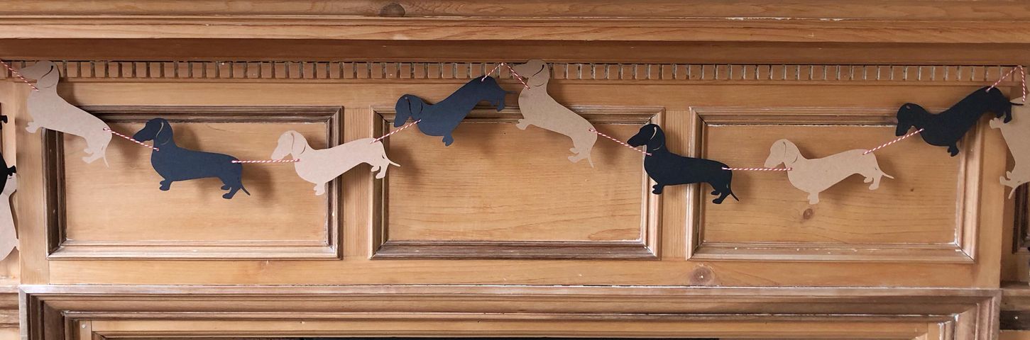 Dachshund Bunting (Design 1) - Choose which Coat image 4