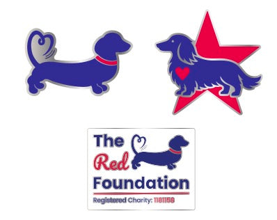 The Red Foundation & Spesh's Legacy Metal Pin Badges (delivery after 14th August)