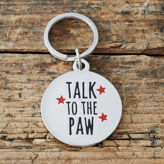 Sweet William Talk to the Paw Dog Tag image 0