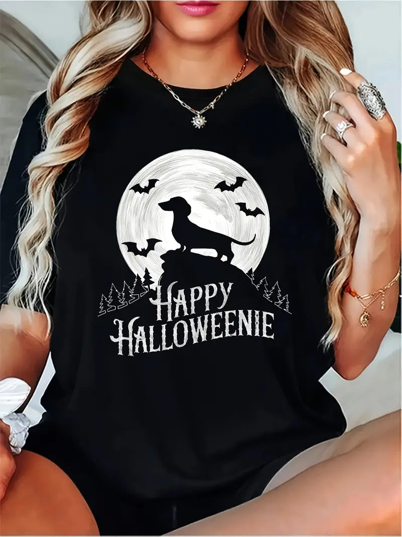Happy Halloweenie Dachshund T-Shirt