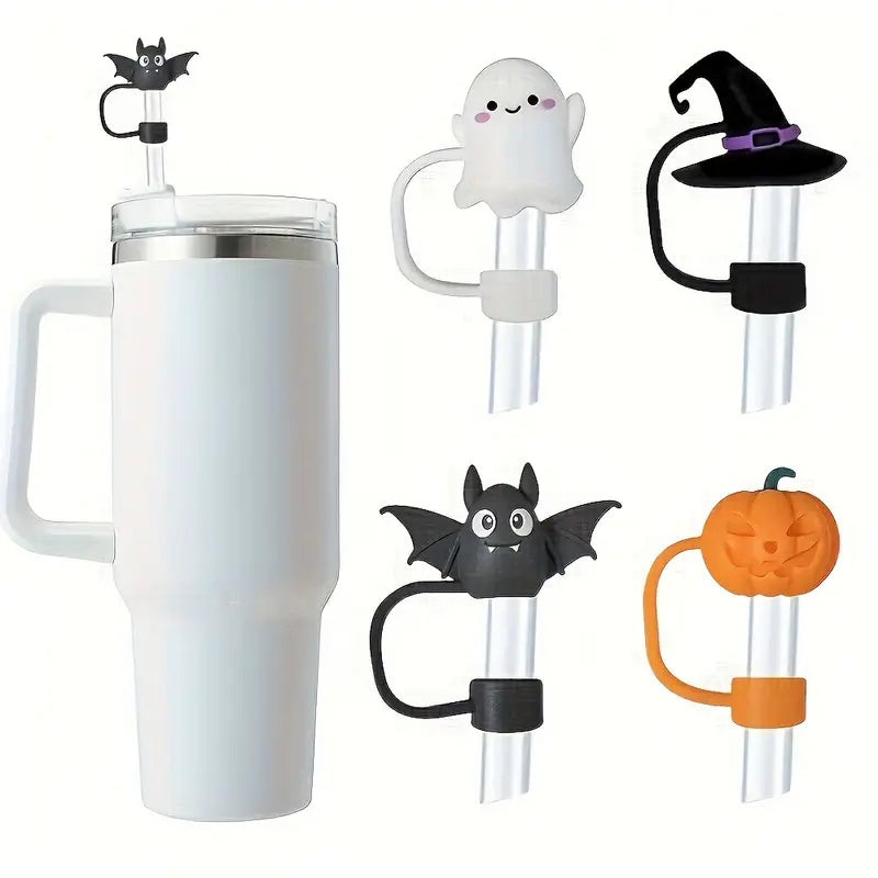 Halloween Straw Toppers x 4