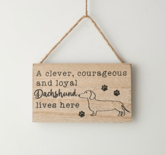 Dachshund Hanging Sign image 0