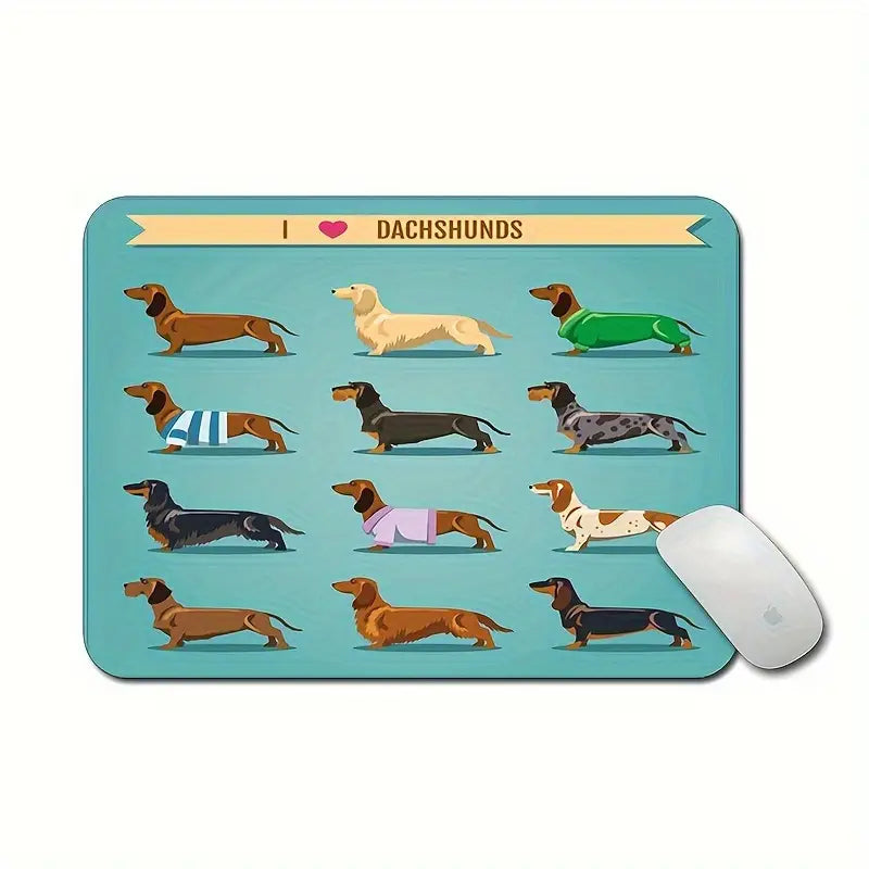 I Love Dachshunds Mouse Mat