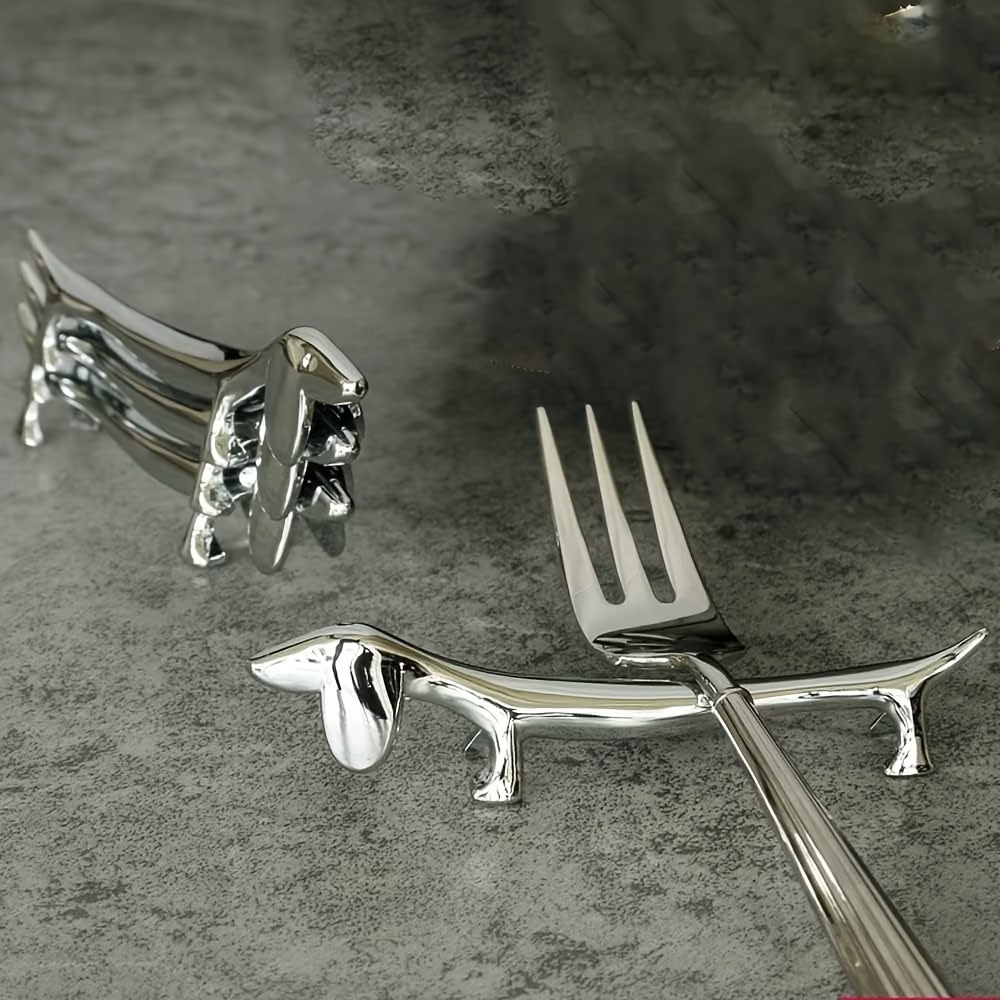 Set of 4 Dachshund Cutlery/Chopstick Holders