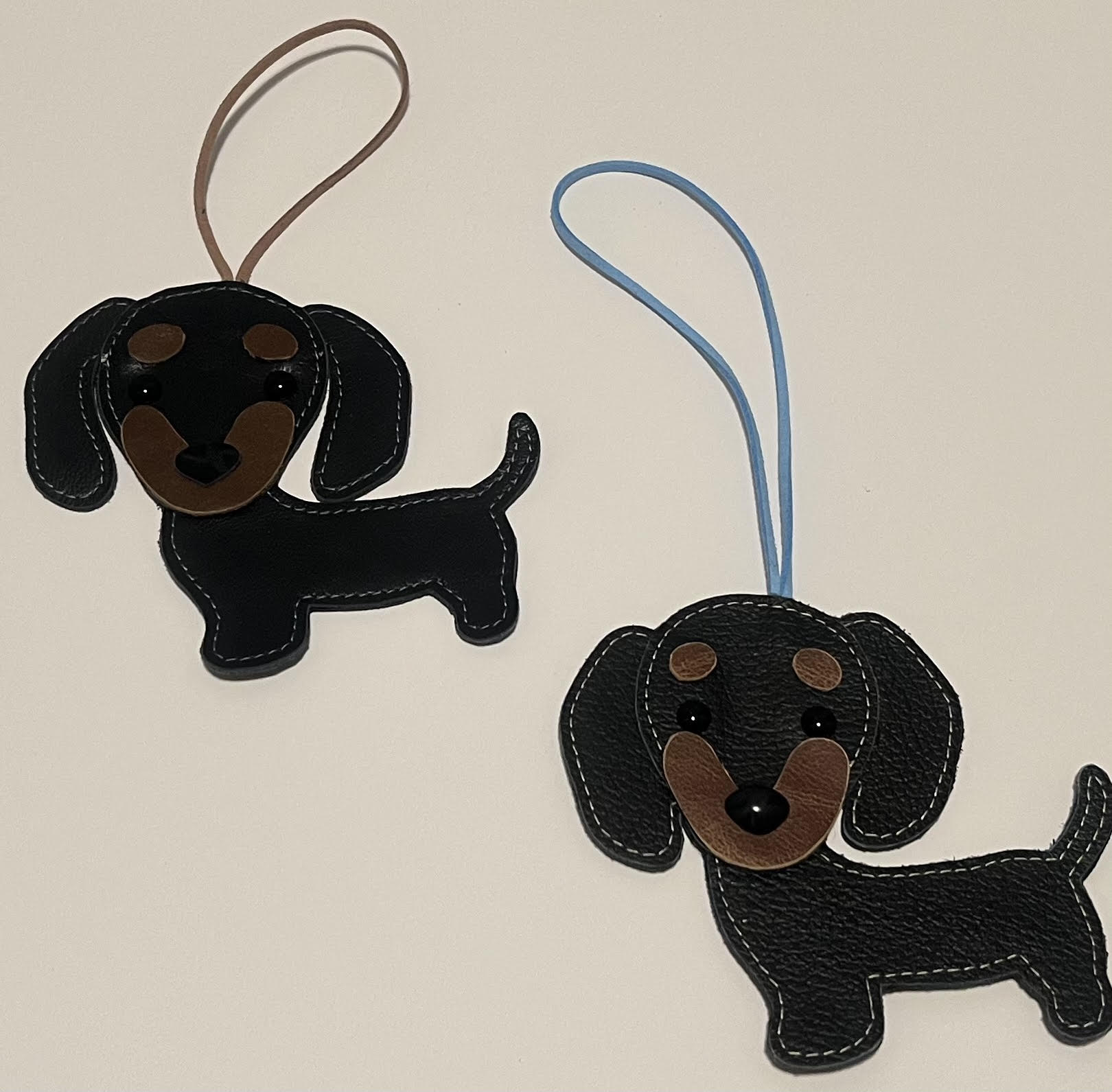 Dachshund Bag Decoration - Black & Tan image 0
