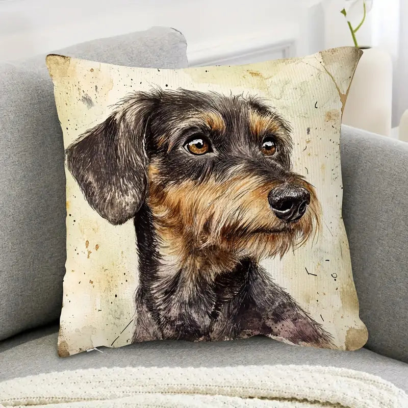 Wire Hair Dachshund Cushion Cover