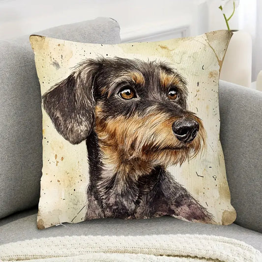 Wire Hair Dachshund Cushion Cover