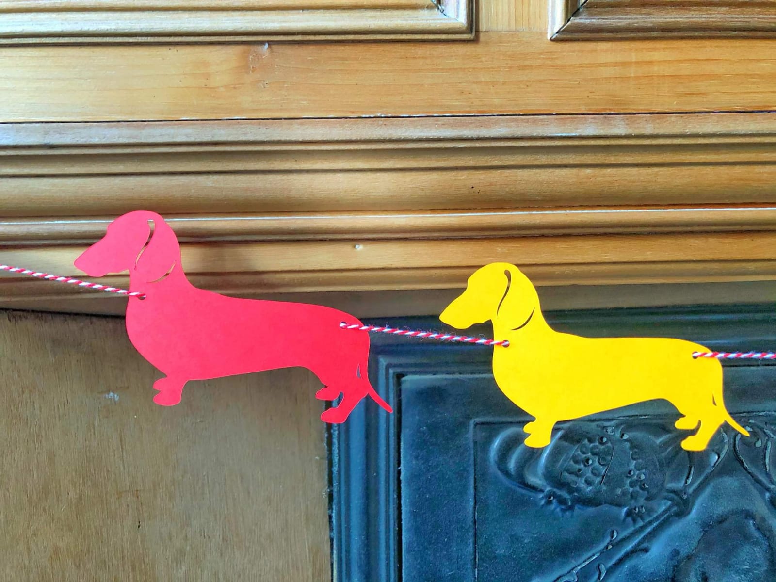 Rainbow Dachshund Bunting - Choose which Coat image 3