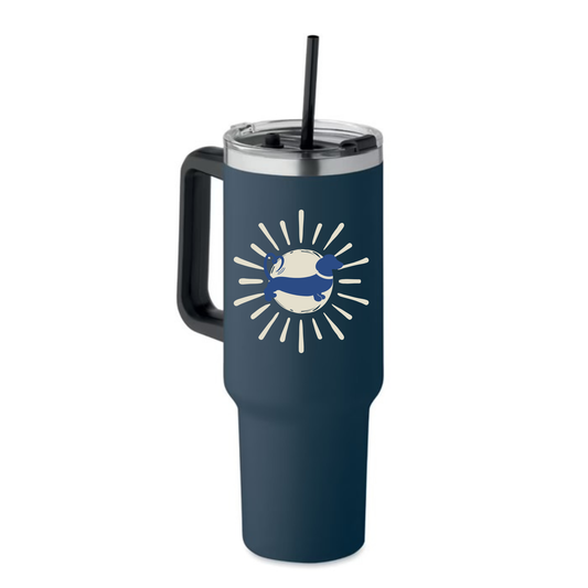 TRF Summer 2026 Edition – 1200ml Double Wall Stainless Steel Tumbler – French Navy