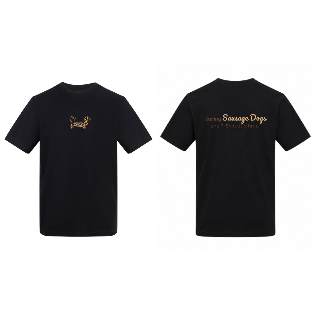 Leopard Print Dachshund T-Shirt