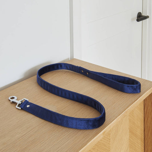 Sweet William Navy Blue Dog Lead